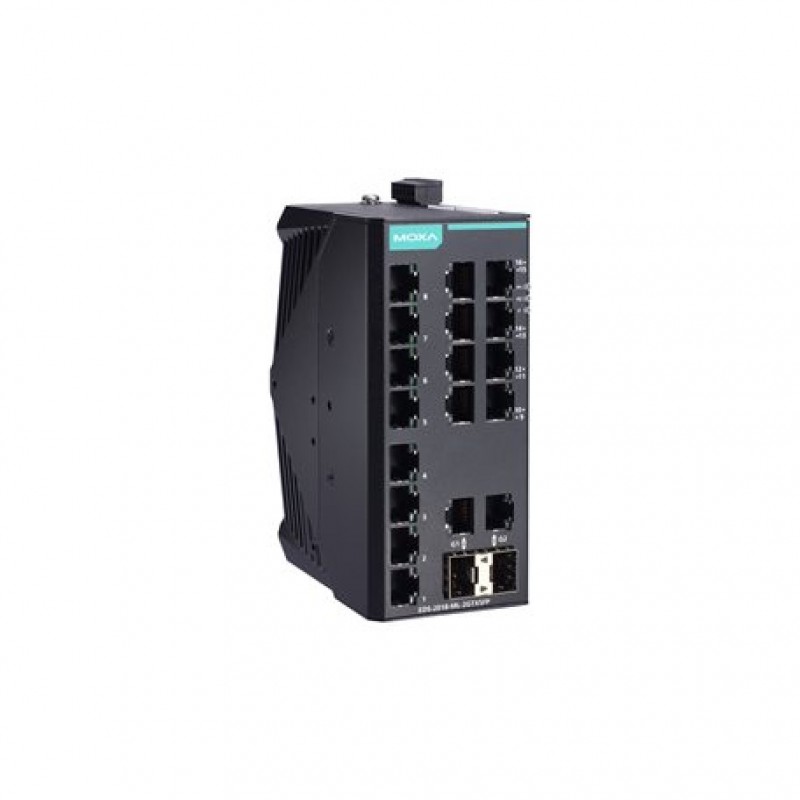 MOXA EDS-2018-ML-2GTXSFP-T Unmanaged Ethernet Switches